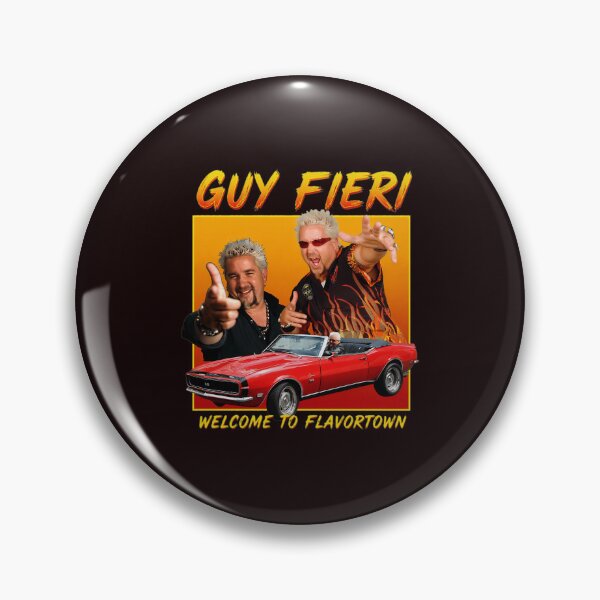 Item preview, Guy Fieri Welcome to Flavortown Red Camaro  designed and sold by ShophiaCrafts.