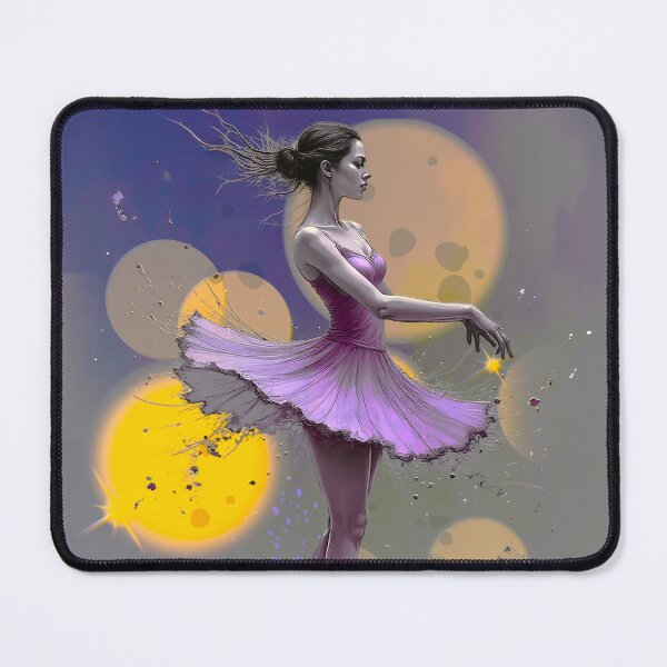 Item preview, Ethereal Bokeh Ballerina Dance Art Poster designed and sold by AXENT Designs.