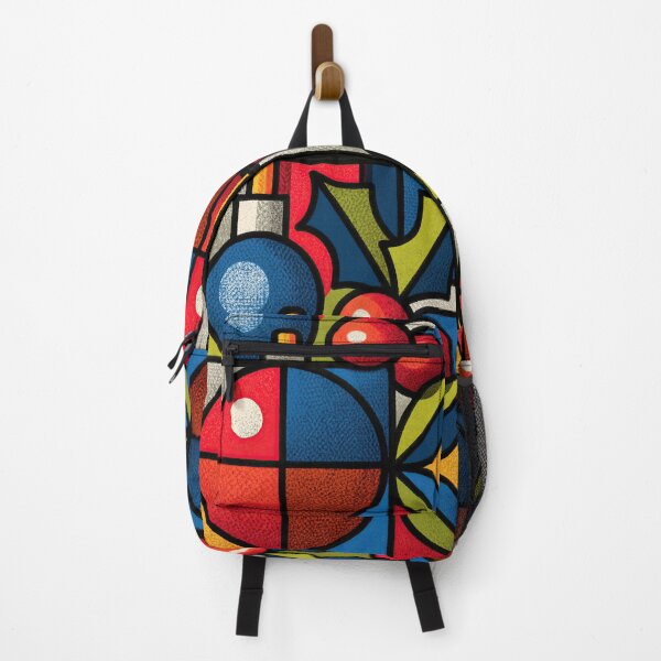 Item preview, Retro Geometric Christmas Baubles Stained Glass Art designed and sold by colorful-white.
