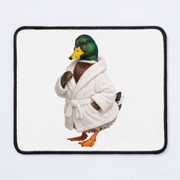 Item preview, Mallard Duck Fluffy Bathrobe designed and sold by Sillytoe.