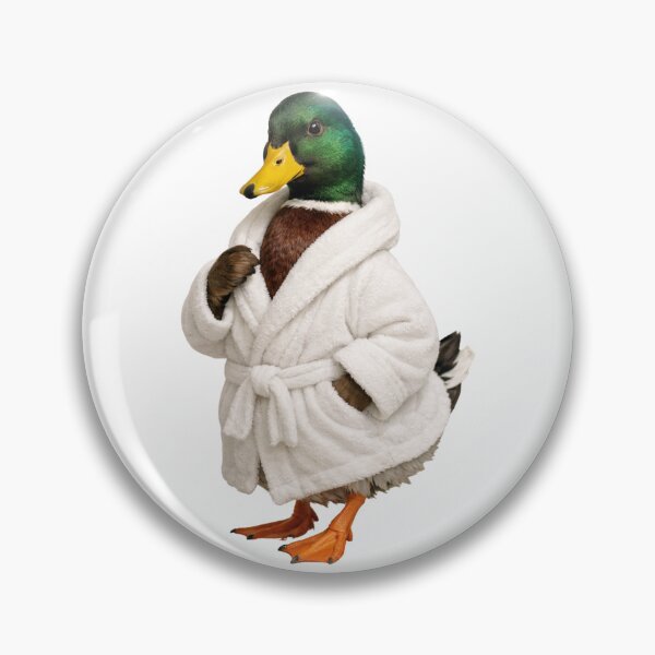 Item preview, Mallard Duck Fluffy Bathrobe designed and sold by Sillytoe.