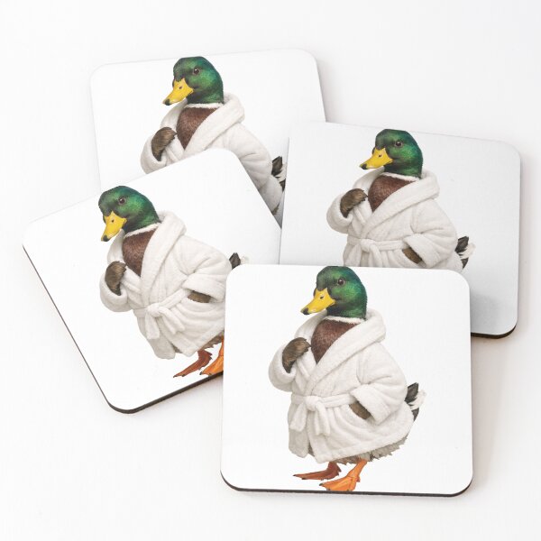 Item preview, Mallard Duck Fluffy Bathrobe designed and sold by Sillytoe.