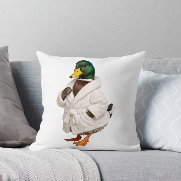 Item preview, Mallard Duck Fluffy Bathrobe designed and sold by Sillytoe.