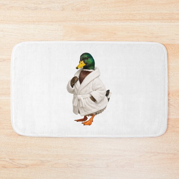 Item preview, Mallard Duck Fluffy Bathrobe designed and sold by Sillytoe.