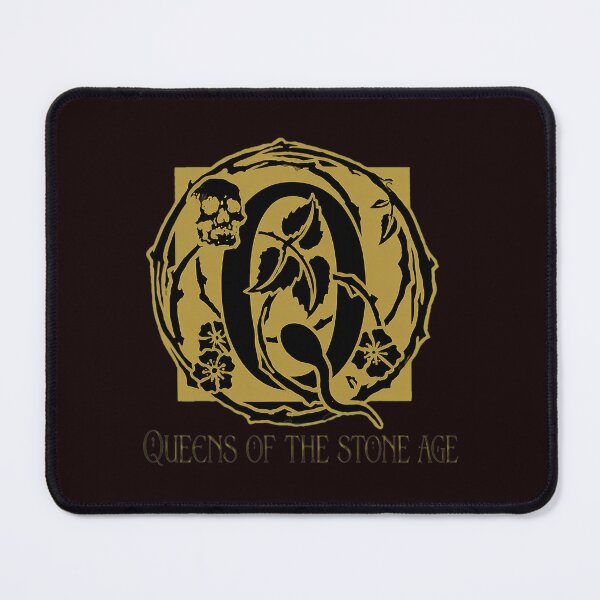 Item preview, Queens of the Stone Age Band Logo Skull Gothic  designed and sold by ShophiaCrafts.