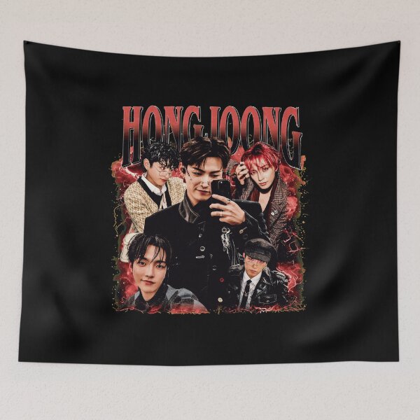 Item preview, Hongjoong Vintage Style K-Pop Idol Collage  designed and sold by BruceJo2744454.