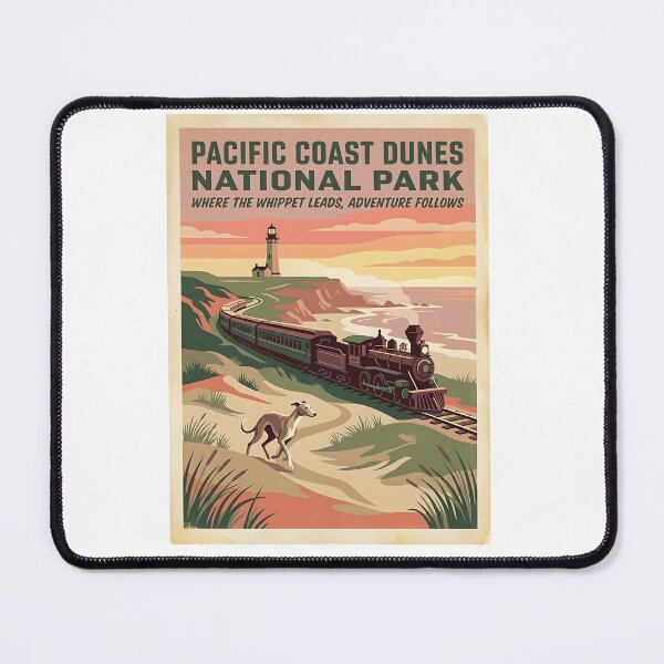 Item preview, Whippet Coastal Train Guide designed and sold by PictoVibe.