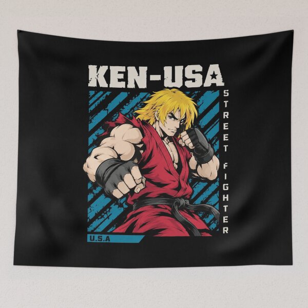 Item preview, Ken-Usa Street Fighter designed and sold by celinamnxngol.