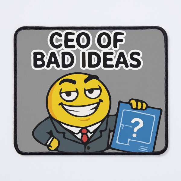 Item preview, Emote Emoji CEO of Bad Ideas designed and sold by Innovartxt.