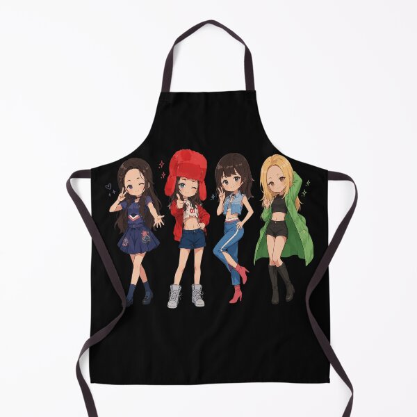 Aperçu de l'œuvre Filles chibi de Blackpink créée et vendue par ChanelHowell.