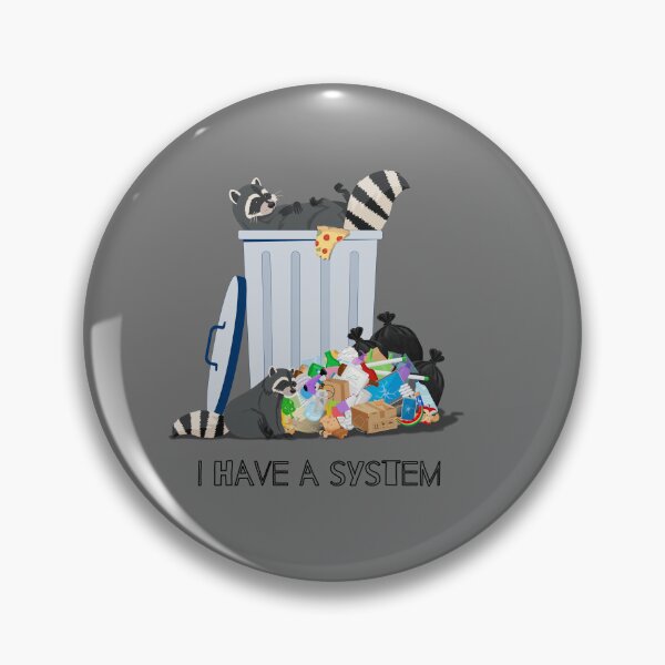 Item preview, Trash Pandas designed and sold by TheOddLittleShop.
