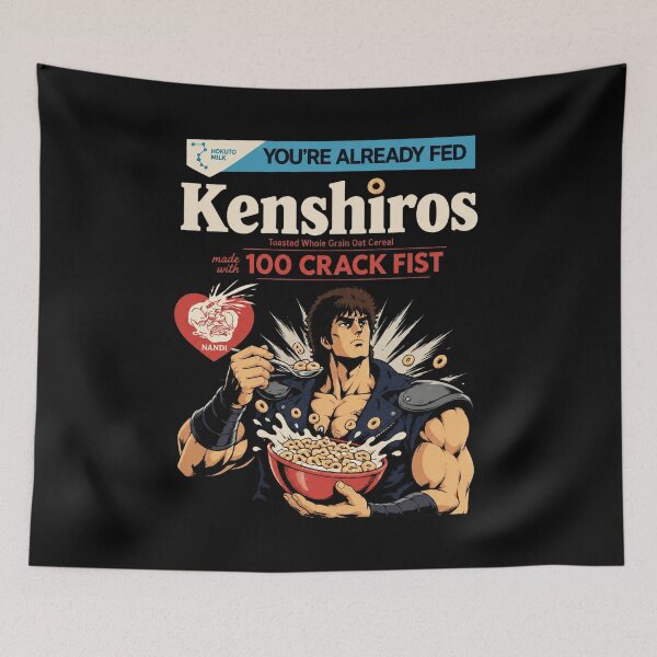 Item preview, Kenshiros Retro Cereal designed and sold by celinamnxngol.