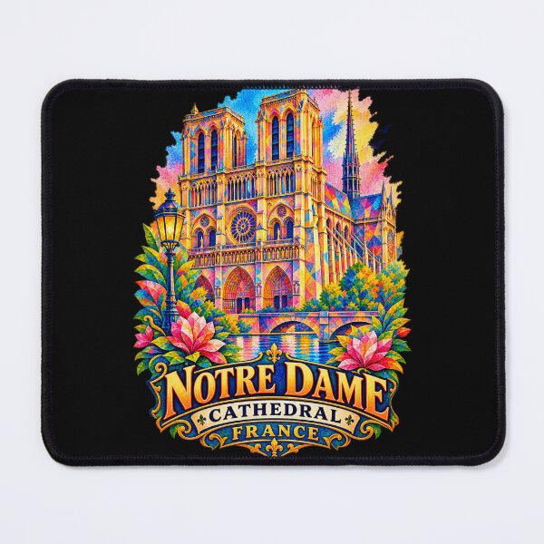 Item preview, ✅ Watercolor Art of Notre Dame Cathedral, Paris, France – A Souvenir of Your Trip to Europe designed and sold by Geometric Art..