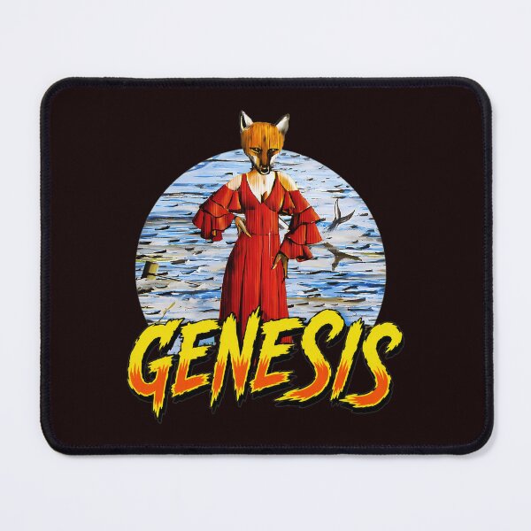 Item preview, Genesis Fox Lady Red Dress Retro Art designed and sold by ShophiaCrafts.