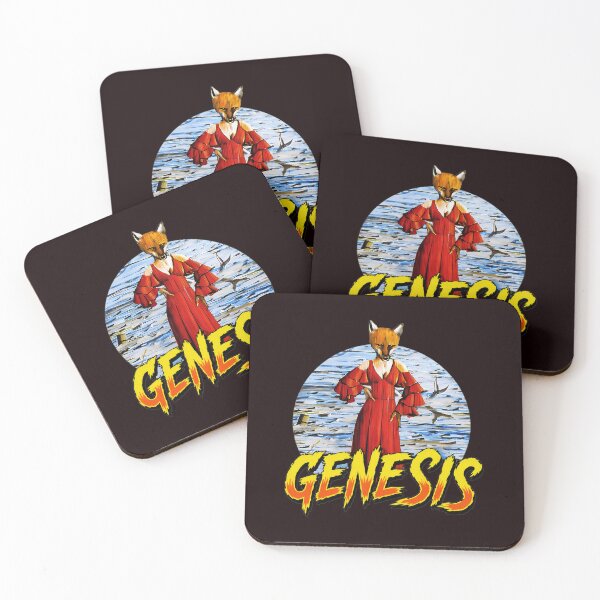 Item preview, Genesis Fox Lady Red Dress Retro Art  designed and sold by ShophiaCrafts.