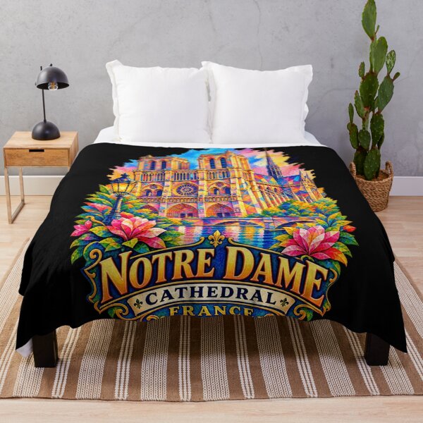 Item preview, ✅ Watercolor Art of Notre Dame Cathedral, Paris, France – A Souvenir of Your Trip to Europe designed and sold by Geometric Art..