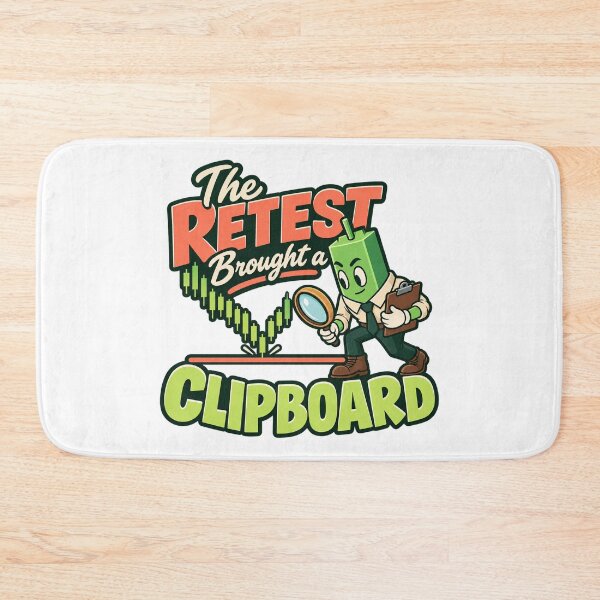 Item preview, The Retest Brought a Clipboard Trading Cartoon designed and sold by Bikivuno.