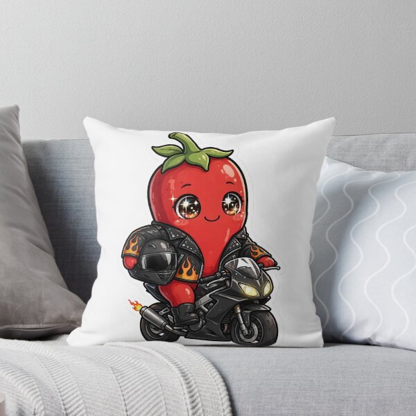 Item preview, Cute Biker Chili Pepper Spicy Motorcycle Rebel designed and sold by Fort Chiswell Trading Company.