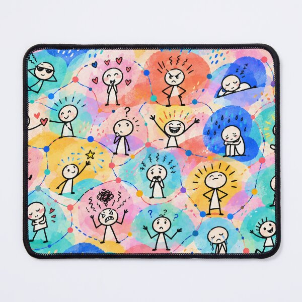 Item preview, The Colorful Network of Emotions designed and sold by Qenlo.