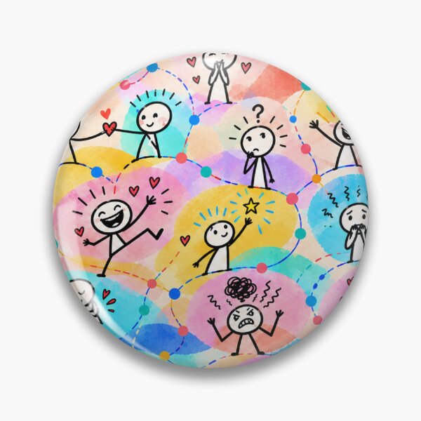 Item preview, The Colorful Network of Emotions designed and sold by Qenlo.