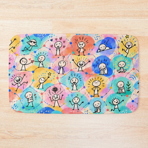 Item preview, The Colorful Network of Emotions designed and sold by Qenlo.