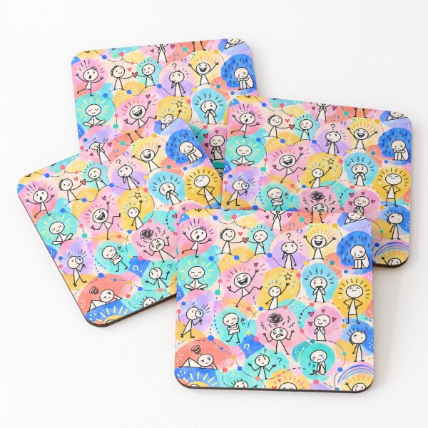 Item preview, The Colorful Network of Emotions designed and sold by Qenlo.