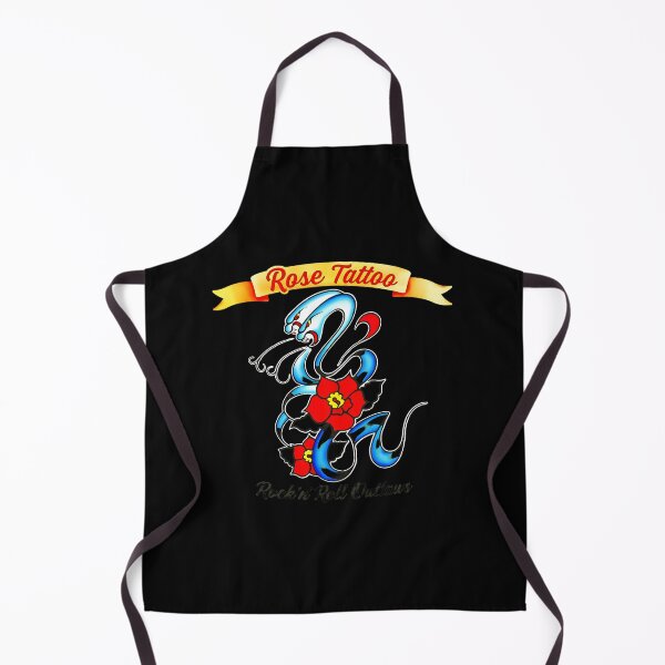 Item preview, Rose Tattoo Snake Rock n Roll Outlaws designed and sold by SilentCosmos.