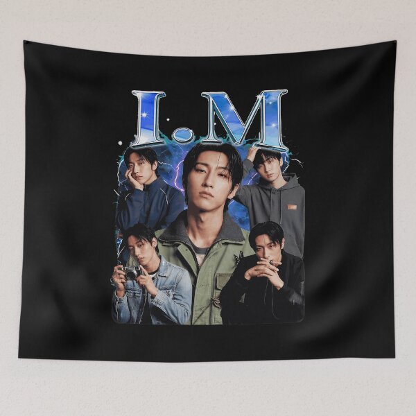 Item preview, I.M Monsta X Kpop Retro Vintage Style  designed and sold by MrsLin4617177.