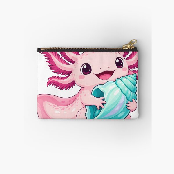 Item preview, Happy Axolotl Holding A Seashell designed and sold by S06PMarketing.