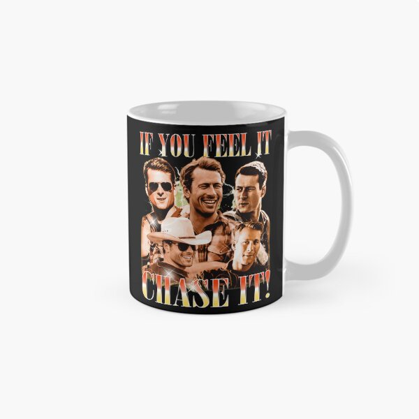 Item preview, If You Feel It Chase It! Retro Movie Men Collage designed and sold by BruceJo2744454.