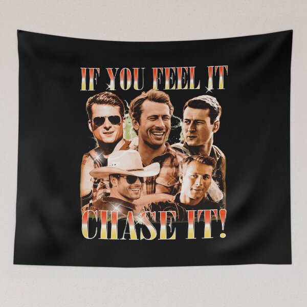 Item preview, If You Feel It Chase It! Retro Movie Men Collage designed and sold by BruceJo2744454.