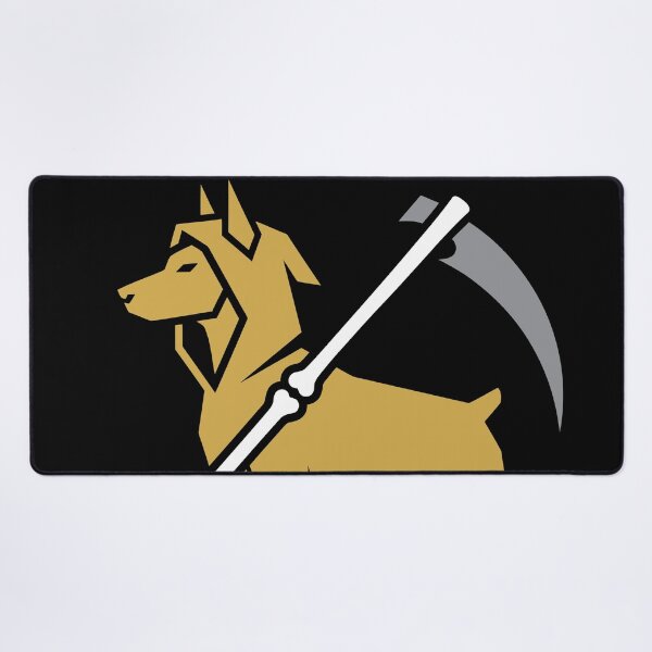 Item preview, Doberman Grim Reaper Dog Minimalist Vector Art designed and sold by ZUMERI.