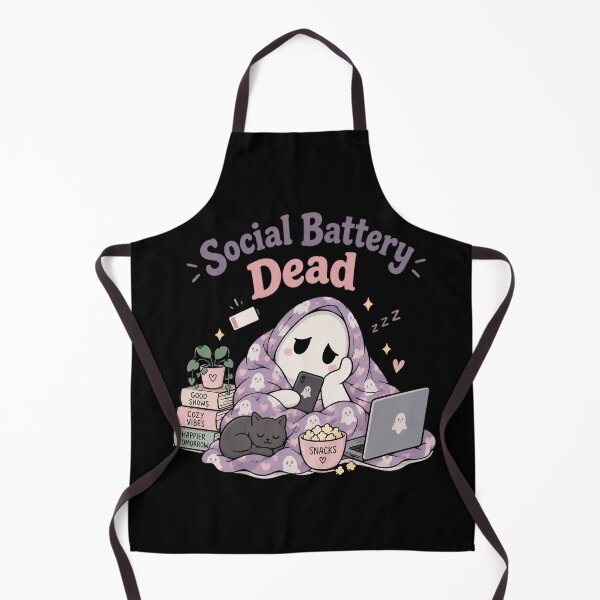 Item preview, Social Battery Dead Ghost designed and sold by cdenning1988.