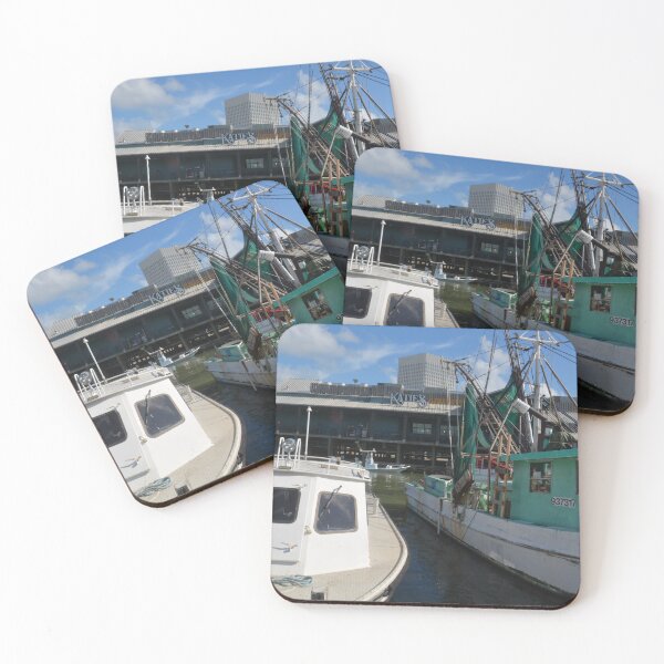 Item preview, Colorful Boats by the Dock designed and sold by Savannah Gibbs.