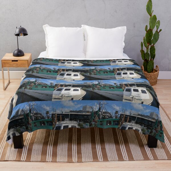 Item preview, Colorful Boats by the Dock designed and sold by Savannah Gibbs.