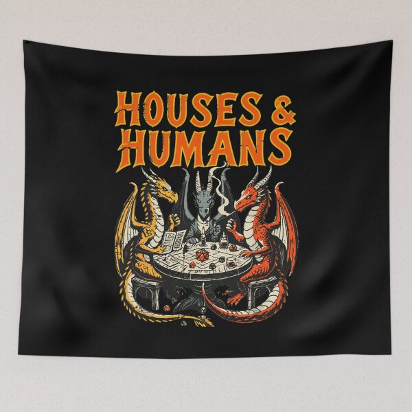 Item preview, HOUSES & HUMANS Dragon Game Night Table designed and sold by SilentCosmos.