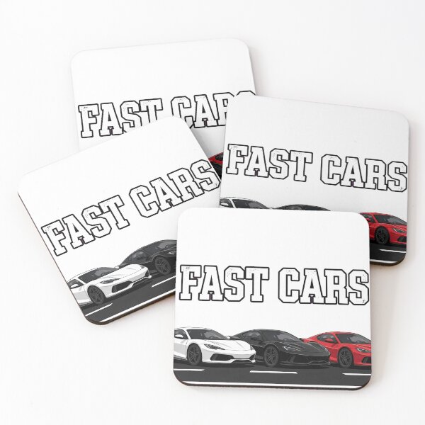 Item preview, Fast Cars Triple - White Black Red Sports Cars T-Shirt - Racing Streetwear Graphic - Speed Lovers Car Enthusiast Design designed and sold by yassine elhaidi.