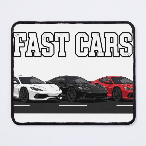 Item preview, Fast Cars Triple - White Black Red Sports Cars T-Shirt - Racing Streetwear Graphic - Speed Lovers Car Enthusiast Design designed and sold by yassine elhaidi.