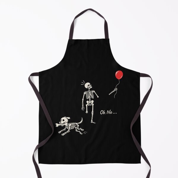 Item preview, Oh No Skeleton Dog Balloon Halloween designed and sold by TynesDesign.
