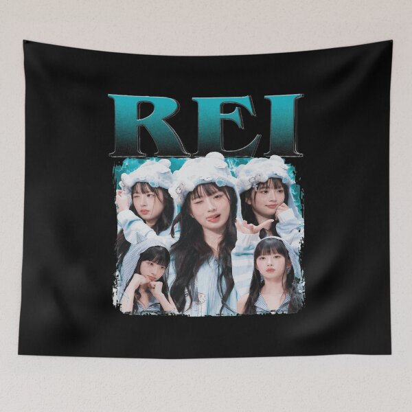 Item preview, IVE Rei K-Pop Retro Collage  designed and sold by MrsLin4617177.
