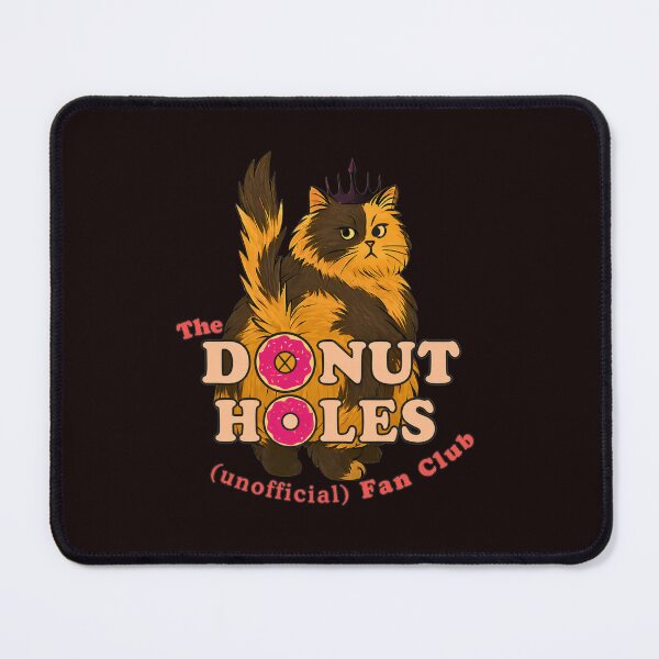 Item preview, Fluffy Cat with Crown The DONUT HOLES Fan Club designed and sold by findOutDraw.