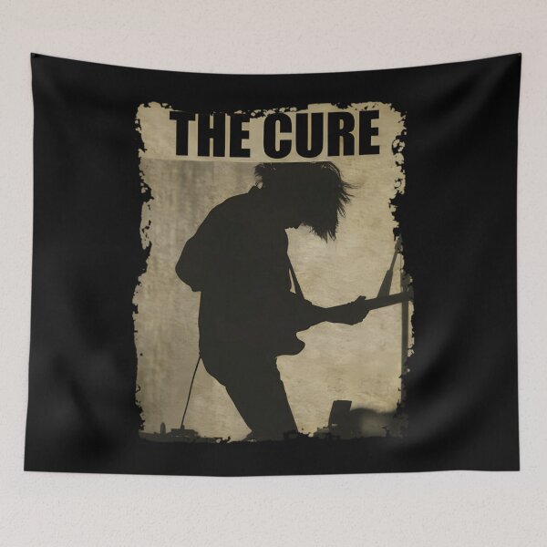 Item preview, the cure - retro blackwhite designed and sold by SandraWade5.