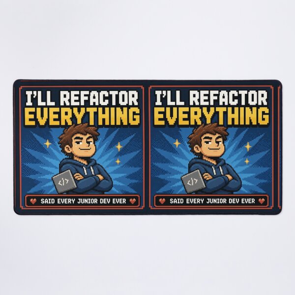Item preview, I'll Refactor Everything Said Every Junior Dev Ever - Funny Shirt designed and sold by Geek Tracy Shop.