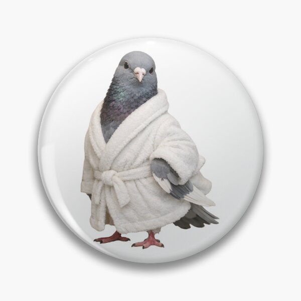 Item preview, Oriental Roller Pigeon Fluffy Bathrobe designed and sold by Sillytoe.