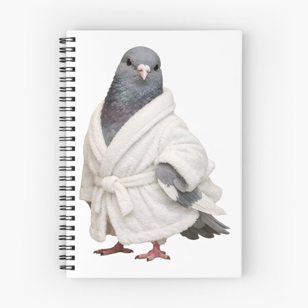 Item preview, Oriental Roller Pigeon Fluffy Bathrobe designed and sold by Sillytoe.