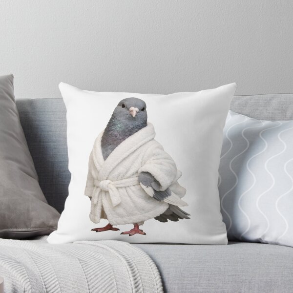 Item preview, Oriental Roller Pigeon Fluffy Bathrobe designed and sold by Sillytoe.