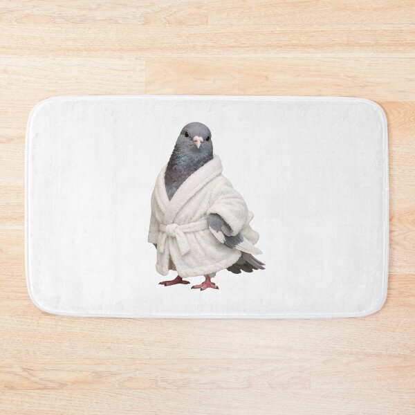 Item preview, Oriental Roller Pigeon Fluffy Bathrobe designed and sold by Sillytoe.