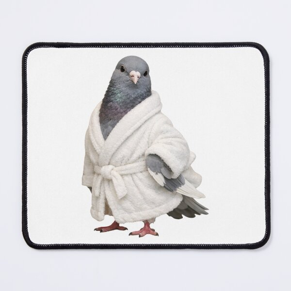 Item preview, Oriental Roller Pigeon Fluffy Bathrobe designed and sold by Sillytoe.