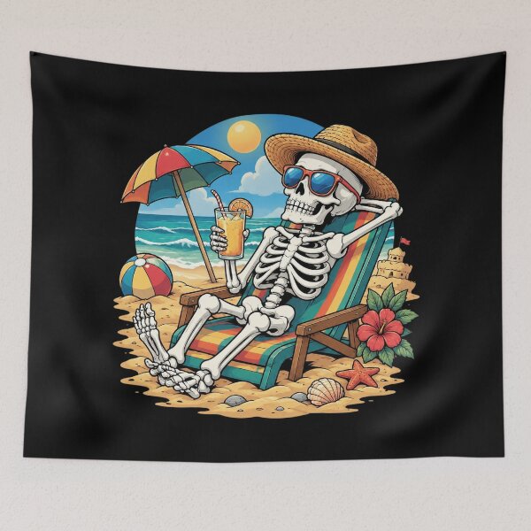 Item preview, Beach Skeleton Lounge designed and sold by CheyanneBlake.