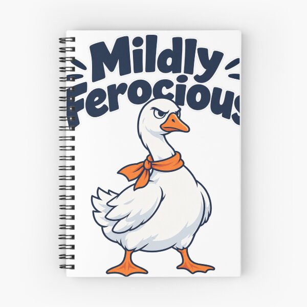 Item preview, Mildly Ferocious Funny Goose Slogan designed and sold by S06PMarketing.